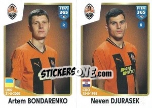 Sticker Artem Bondarenko / Neven Djurasek - FIFA 365: 2022-2023 n. 413 - Panini