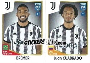 Cromo Bremer / Juan Cuadrado - FIFA 365: 2022-2023 - Panini