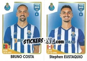 Figurina Bruno Costa / Stephen Eustáquio - FIFA 365: 2022-2023 - Panini