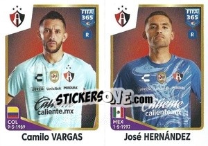 Sticker Camilo Vargas / José Hernández - FIFA 365: 2022-2023 n. 358 - Panini