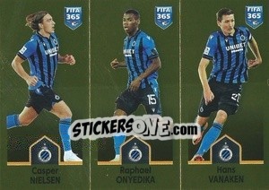 Sticker Casper Nielsen / Raphael Onyedika / Hans Vanaken - FIFA 365: 2022-2023 n. 27 - Panini
