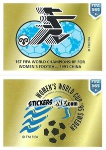 Sticker China 1991 / Sweden 1995 - FIFA 365: 2022-2023 - Panini