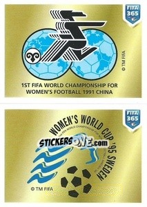 Sticker China 1991 / Sweden 1995 - FIFA 365: 2022-2023 n. 421 - Panini