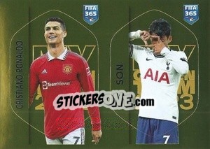 Sticker Cristiano Ronaldo (Manchester United) / Heung-Min Son (Tottenham Hotspur) - FIFA 365: 2022-2023 n. RON-SON - Panini