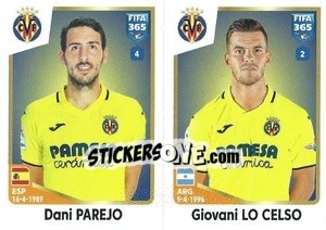 Cromo Dani Parejo / Giovani Lo Celso - FIFA 365: 2022-2023 - Panini