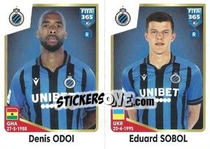 Sticker Denis Odoi / Eduard Sobol - FIFA 365: 2022-2023 n. 26 - Panini
