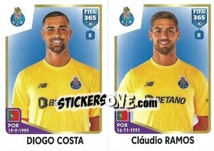 Sticker Diogo Costa / Cláudio Ramos - FIFA 365: 2022-2023 n. 390 - Panini