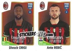 Figurina Divock Origi / Ante Rebić - FIFA 365: 2022-2023 - Panini