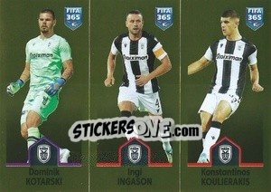 Sticker Dominik Kotarski / Ingi Ingason / Konstantinos Koulierakis - FIFA 365: 2022-2023 - Panini
