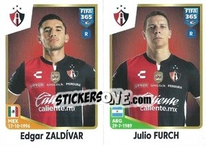 Sticker Edgar Zaldívar / Julio Furch - FIFA 365: 2022-2023 n. 368 - Panini