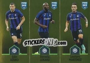 Sticker Edin Džeko / Romelu Lukaku / Lautaro Martínez