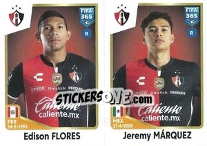 Cromo Edison Flores / Jeremy Márquez - FIFA 365: 2022-2023 - Panini