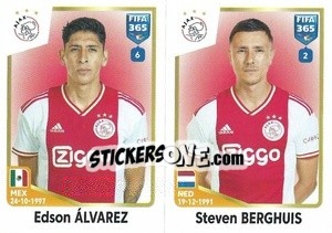 Cromo Edson Álvarez / Steven Berghuis - FIFA 365: 2022-2023 - Panini