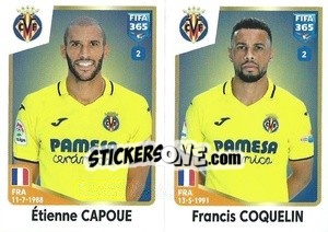 Sticker Étienne Capoue / Francis Coquelin - FIFA 365: 2022-2023 n. 190 - Panini