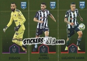 Sticker Everson / Júnior Alonso / Guilherme Arana - FIFA 365: 2022-2023 n. 39 - Panini
