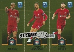 Sticker Fabinho / Jordan Henderson / James Milner - FIFA 365: 2022-2023 - Panini