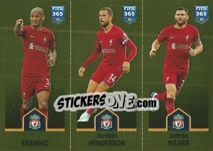 Sticker Fabinho / Jordan Henderson / James Milner - FIFA 365: 2022-2023 n. 75 - Panini