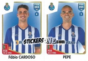 Sticker Fábio Cardoso / Pepe - FIFA 365: 2022-2023 n. 393 - Panini