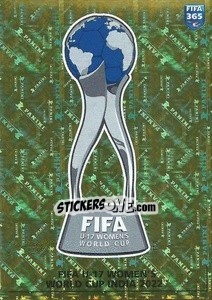 Sticker FIFA U-17 Women’s World Cup Trophy - FIFA 365: 2022-2023 n. 431 - Panini