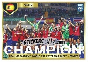 Sticker Fifa U-20 Women’s World Cup Spain - FIFA 365: 2022-2023 n. 435 - Panini