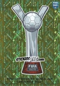 Sticker FIFA U-20 Women’s World Cup Trophy - FIFA 365: 2022-2023 n. 434 - Panini
