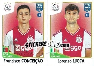 Sticker Francisco Conceição / Lorenzo Lucca - FIFA 365: 2022-2023 n. 386 - Panini