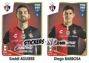 Cromo Gaddi Aguirre / Diego Barbosa