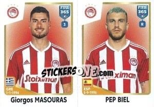 Sticker Giorgos Masouras / Pep Biel - FIFA 365: 2022-2023 - Panini
