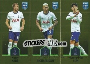 Sticker Harry Kane / Richarlison / Heung-min Son - FIFA 365: 2022-2023 n. 129 - Panini