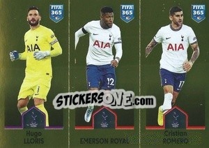 Cromo Hugo Lloris / Emerson Royal / Cristian Romero - FIFA 365: 2022-2023 - Panini