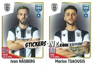 Cromo Ivan Näsberg / Marios Tsaousis - FIFA 365: 2022-2023 - Panini