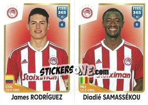 Figurina James Rodríguez / Diadié Samassékou - FIFA 365: 2022-2023 - Panini