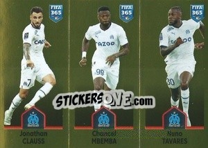 Sticker Jonathan Clauss / Chancel Mbemba / Nuno Tavares - FIFA 365: 2022-2023 - Panini