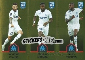 Sticker Jonathan Clauss / Chancel Mbemba / Nuno Tavares - FIFA 365: 2022-2023 n. 199 - Panini
