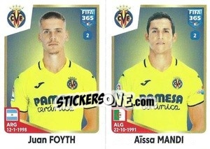 Cromo Juan Foyth / Aïssa Mandi - FIFA 365: 2022-2023 n. 185 - Panini