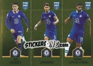 Sticker Kai Havertz / Jorginho / Ruben Loftus-Cheek - FIFA 365: 2022-2023 n. 59 - Panini