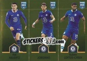 Sticker Kai Havertz / Jorginho / Ruben Loftus-Cheek - FIFA 365: 2022-2023 - Panini