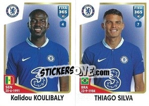 Sticker Kalidou Koulibaly / Thiago Silva