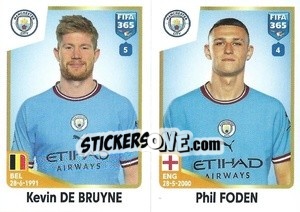 Figurina Kevin De Bruyne / Phil Foden