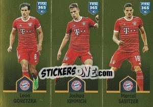 Sticker Leon Goretzka / Joshua Kimmich / Marcel Sabitzer - FIFA 365: 2022-2023 n. 235 - Panini