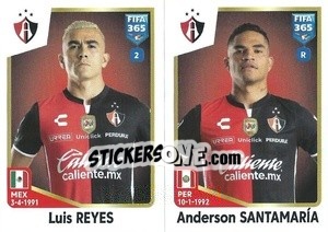 Sticker Luis Reyes / Anderson Santamaría - FIFA 365: 2022-2023 n. 365 - Panini