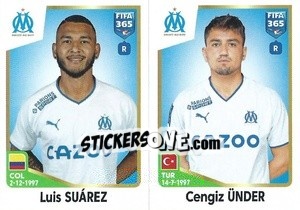 Sticker Luis Suárez / Cengiz Ünder - FIFA 365: 2022-2023 n. 211 - Panini