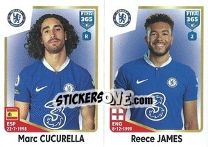 Sticker Marc Cucurella / Reece James - FIFA 365: 2022-2023 n. 57 - Panini