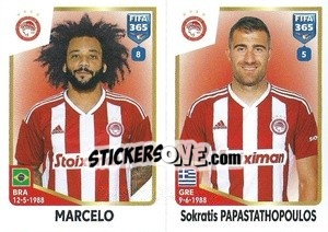 Sticker Marcelo / Sokratis Papastathopoulos - FIFA 365: 2022-2023 n. 265 - Panini