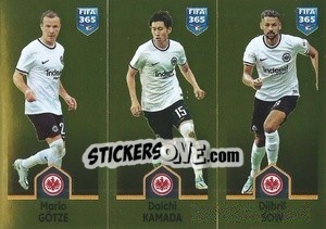 Sticker Mario Götze / Daichi Kamada / Djibril Sow - FIFA 365: 2022-2023 n. 251 - Panini