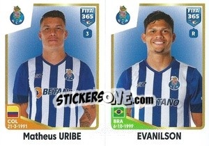 Cromo Mateus Uribe / Evanilson - FIFA 365: 2022-2023 - Panini