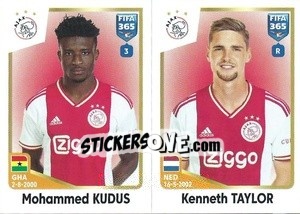 Sticker Mohammed Kudus / Kenneth Taylor - FIFA 365: 2022-2023 n. 383 - Panini