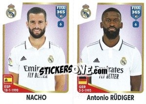 Sticker Nacho / Antonio Rüdiger - FIFA 365: 2022-2023 n. 170 - Panini