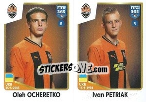 Cromo Oleh Ocheretko / Ivan Petriak - FIFA 365: 2022-2023 - Panini