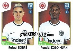 Sticker Rafael Borré / Randal Kolo Muani - FIFA 365: 2022-2023 - Panini
